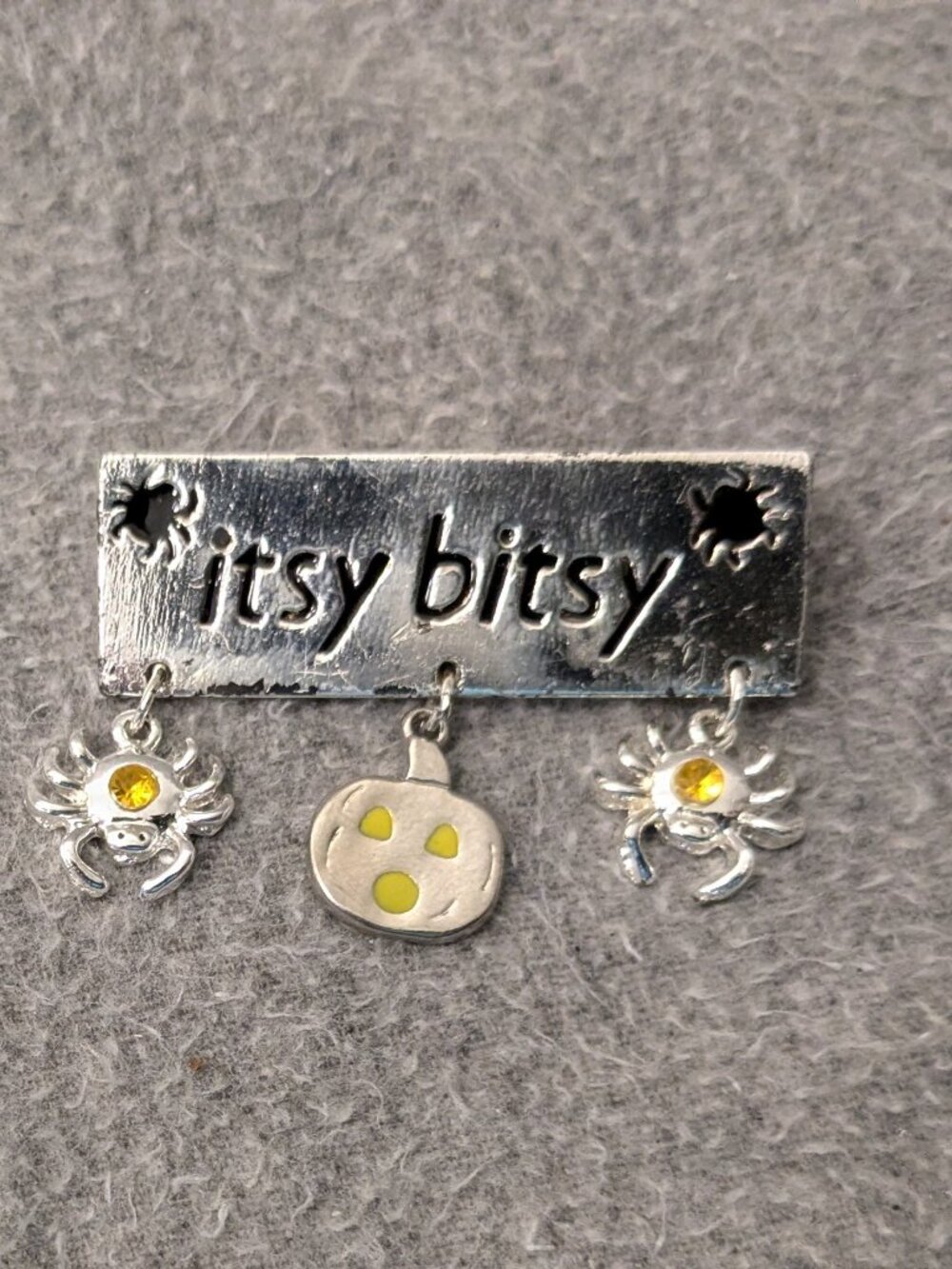 New! Itsy Bitsy Spider Pin Brooch